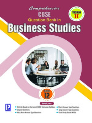 cover image of ComprehensiveCBSE Question Bank in Business Studies  XII (TERM-II)